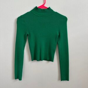 H&M Ribbed Turtleneck Top